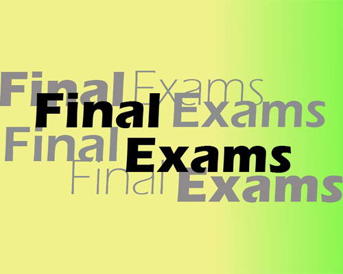 Final Term Exams and Periodics