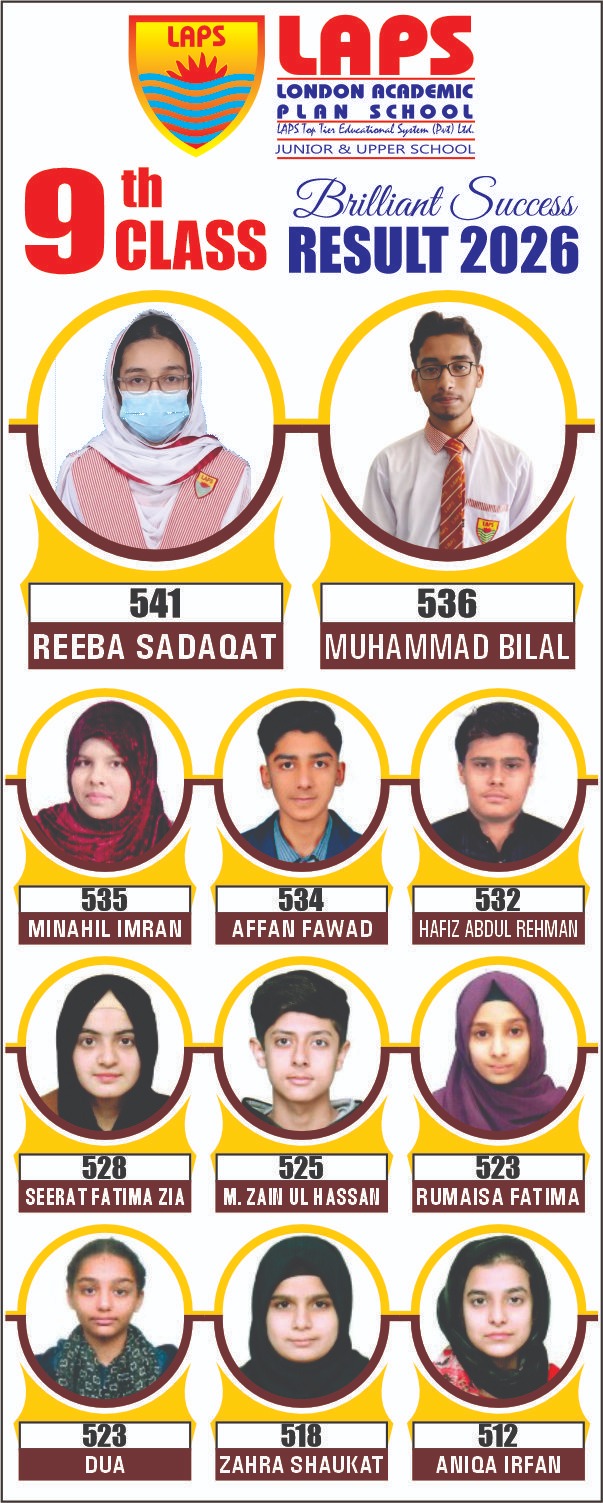 LAPS Students Achieve Outstanding Results in Class 9 Board Examinations LAPS Students Achieve Outstanding Results in Class 9 Board Examinations